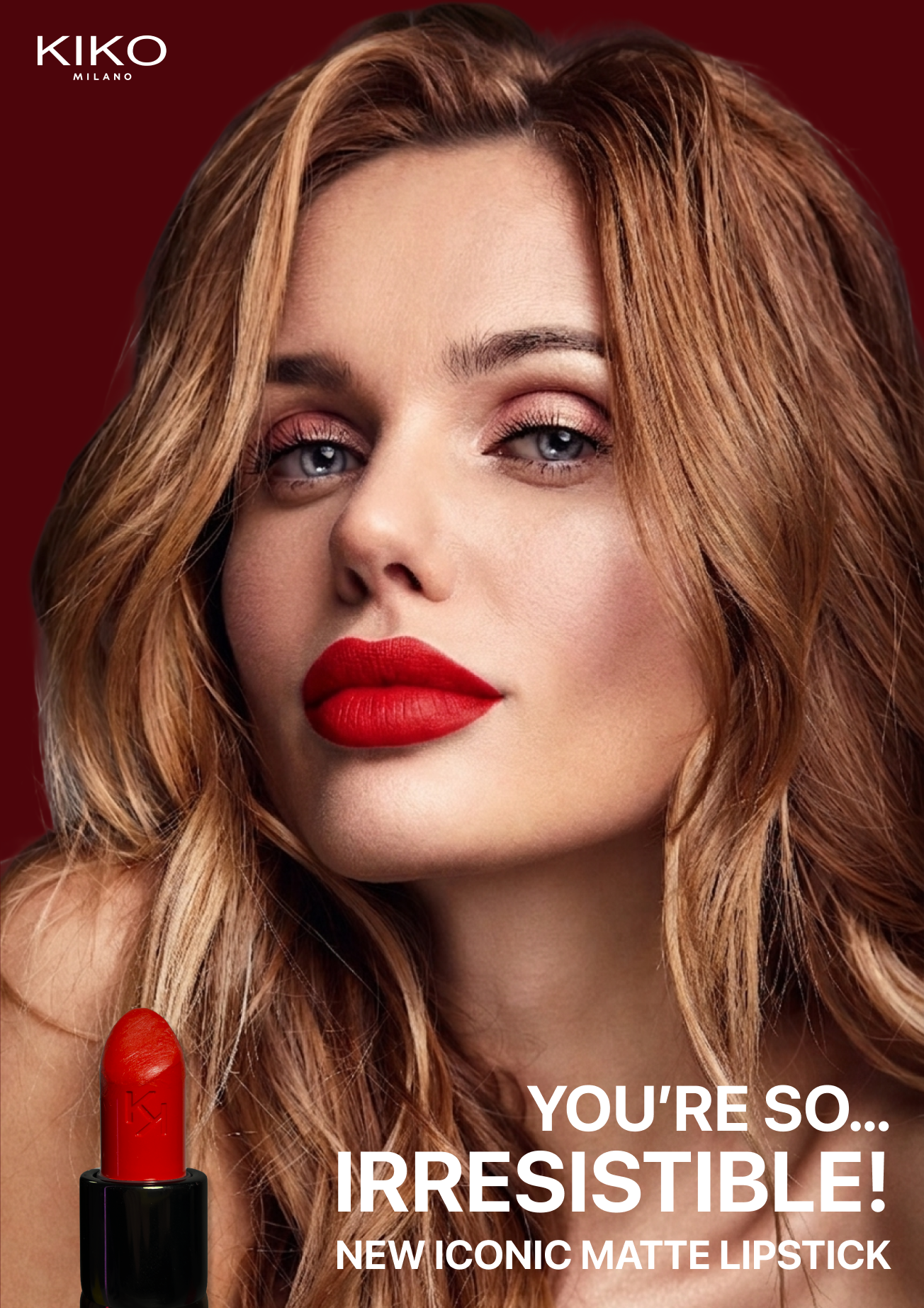 Affiche Lipstick red